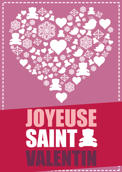 Carte Coeur De Saint Valentin : Envoyer une Carte Avec 